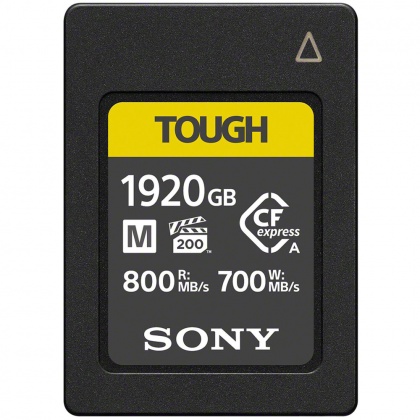 Sony 1920GB CFexpress Tough Type A, R800/W700MB/s Sony 1920GB CFexpress Tough Type A, R800/W700MB/s