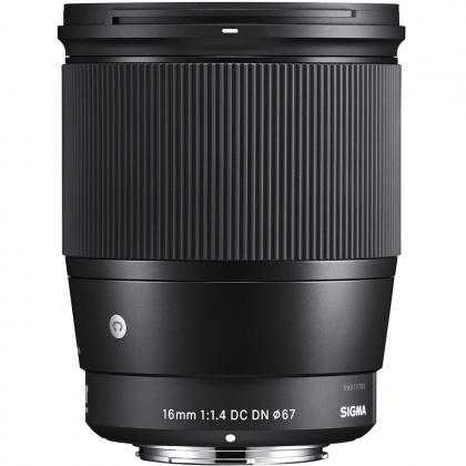 Sigma 16mm f1.4 DC DN Contemporary lens for Canon EOS RF-S Sigma 16mm f1.4 DC DN Contemporary lens for Canon EOS RF-S