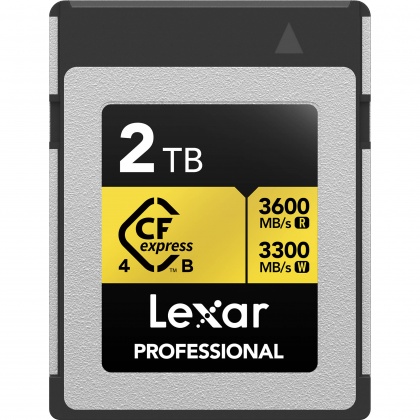 Lexar 2TB CFexpress 4.0 Type B GOLD, R3600/W3300MB/s Lexar 2TB CFexpress 4.0 Type B GOLD, R3600/W3300MB/s