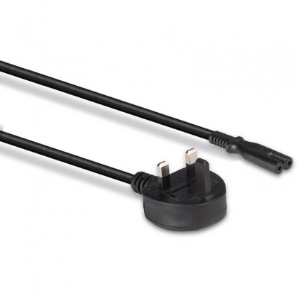 Lindy UK 3 Pin Plug to IEC C7 (Figure 8) -2m Lindy UK 3 Pin Plug to IEC C7 (Figure 8) -2m