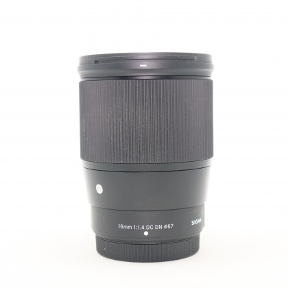 Used Sigma 16mm f1.4 DC DN Contemporary lens for Fujifilm X Used Sigma 16mm f1.4 DC DN Contemporary lens for Fujifilm X
