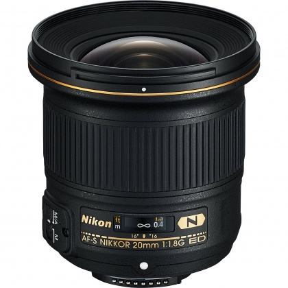 Nikon AF-S 20mm f1.8G ED lens Nikon AF-S 20mm f1.8G ED lens