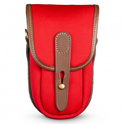 Billingham TEN-16 Camera Pouch, Burgundy Canvas-Chocolate Trim Billingham TEN-16 Camera Pouch, Burgundy Canvas-Chocolate Trim