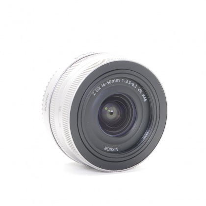 Used Nikon NIKKOR Z DX 16-50mm f3.5-6.3 VR lens, silver Used Nikon NIKKOR Z DX 16-50mm f3.5-6.3 VR lens, silver