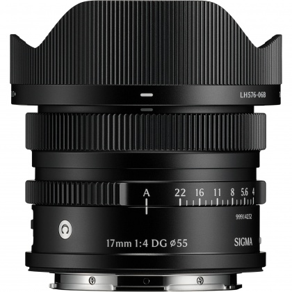 Sigma AF 17mm F4 DG I C lens for L-Mount, Black Sigma AF 17mm F4 DG I C lens for L-Mount, Black