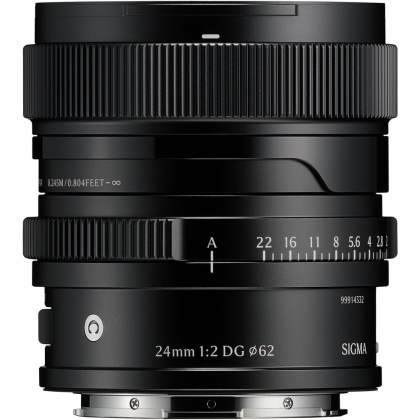Sigma AF 24mm F2 DG I C lens for L-Mount, Black Sigma AF 24mm F2 DG I C lens for L-Mount, Black