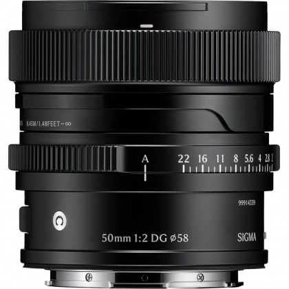 Sigma AF 50mm F2 DG I C lens for L-Mount, Black Sigma AF 50mm F2 DG I C lens for L-Mount, Black