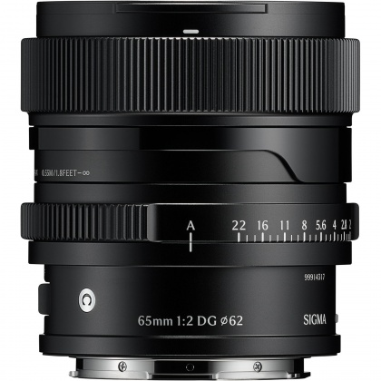 Sigma AF 65mm F2 DG I C lens for L-Mount, Black Sigma AF 65mm F2 DG I C lens for L-Mount, Black