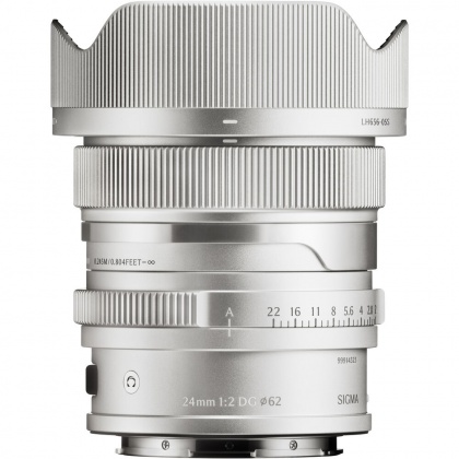Sigma AF 24mm F2 DG I C lens for L-Mount, Silver Sigma AF 24mm F2 DG I C lens for L-Mount, Silver