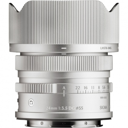 Sigma AF 24mm F3.5 DG I C lens for L-Mount, Silver Sigma AF 24mm F3.5 DG I C lens for L-Mount, Silver