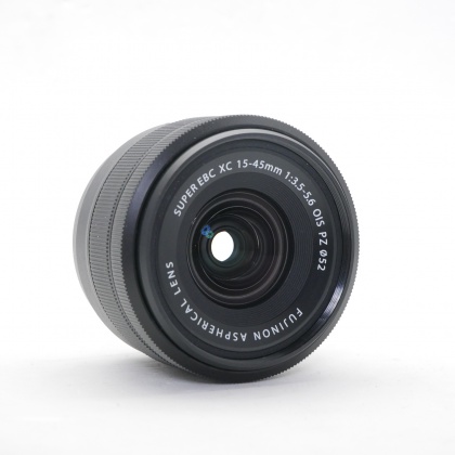 Used Fujifilm XC 15-45mm f3.5-5.6 OIS PZ lens, black Used Fujifilm XC 15-45mm f3.5-5.6 OIS PZ lens, black