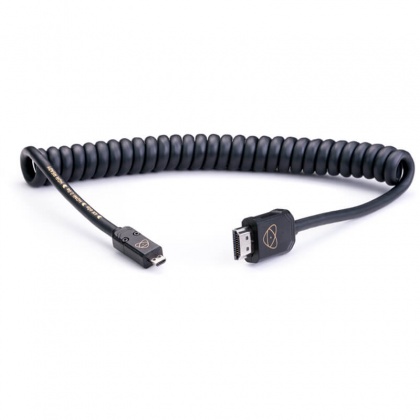 Atomos Coiled micro HDMI to full HDMI 4K60p cable (40-80cm) Atomos Coiled micro HDMI to full HDMI 4K60p cable (40-80cm)