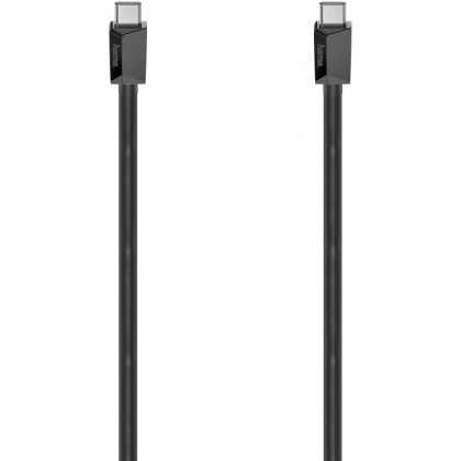 Hama USB-C to USB-C Charging Cable, E-Marker, USB 3.2 Gen2, 10Gbps, 5A, 100W, 1 Metre, Black Hama USB-C to USB-C Charging Cable, E-Marker, USB 3.2 Gen2, 10Gbps, 5A, 100W, 1 Metre, Black