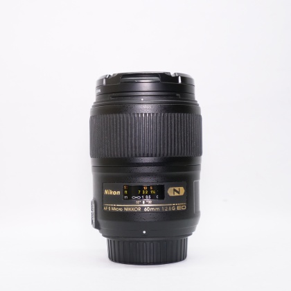 Used Nikon AF-S Nikkor Micro 60mm f2.8 G ED lens Used Nikon AF-S Nikkor Micro 60mm f2.8 G ED lens