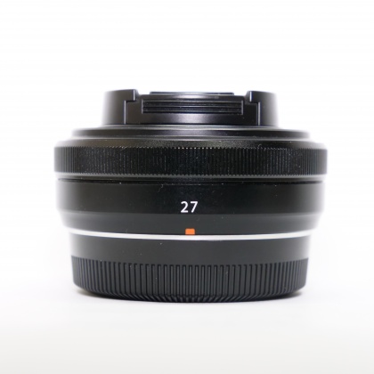 Used Fujifilm XF 27mm f2.8 lens, black Used Fujifilm XF 27mm f2.8 lens, black