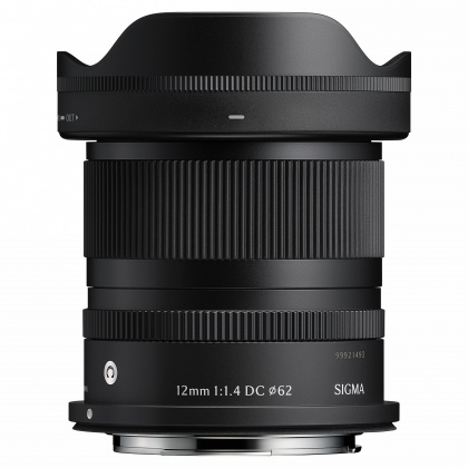 Sigma AF 12MM f1.4 DC I Contemporary lens for Canon EOS RF-S Sigma AF 12MM f1.4 DC I Contemporary lens for Canon EOS RF-S