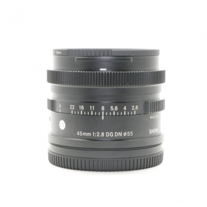 Used Sigma 45mm f2.8 DG DN Contemporary lens for Lumix L-mount Used Sigma 45mm f2.8 DG DN Contemporary lens for Lumix L-mount