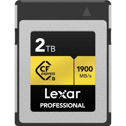 Lexar 2TB CFexpress Pro Type B Gold, R1900/W1500MB/s Lexar 2TB CFexpress Pro Type B Gold, R1900/W1500MB/s