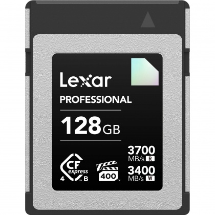 Lexar 128GB CFexpress 4.0 PRO Type B Diamond, R3700/W3400MB/s, VPG400 Lexar 128GB CFexpress 4.0 PRO Type B Diamond, R3700/W3400MB/s, VPG400