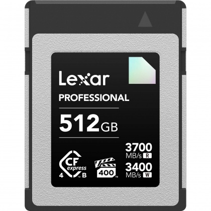 Lexar 512GB CFexpress PRO 4.0 Type B Diamond, R3700/W3400MB/s, VPG400 Lexar 512GB CFexpress PRO 4.0 Type B Diamond, R3700/W3400MB/s, VPG400