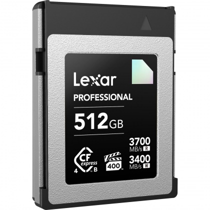 Lexar 512GB CFexpress PRO 4.0 Type B Diamond, R3700/W3400MB/s, VPG400 Lexar 512GB CFexpress PRO 4.0 Type B Diamond, R3700/W3400MB/s, VPG400