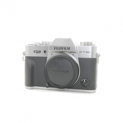 Used Fujifilm X-T30 Mirrorless camera body, silver Used Fujifilm X-T30 Mirrorless camera body, silver
