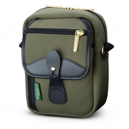 Billingham Compact Stowaway Camera Shoulder Bag, Sage Fibrenyte-Black Trim Billingham Compact Stowaway Camera Shoulder Bag, Sage Fibrenyte-Black Trim