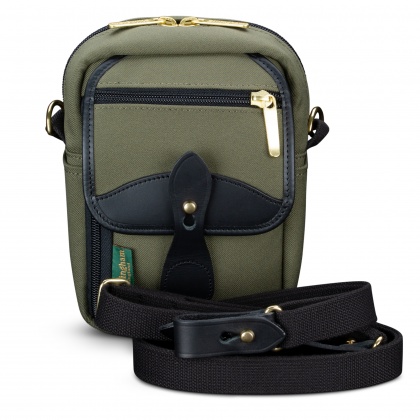 Billingham Compact Stowaway Camera Shoulder Bag, Sage Fibrenyte-Black Trim Billingham Compact Stowaway Camera Shoulder Bag, Sage Fibrenyte-Black Trim