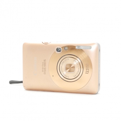 Used Canon IXUS 100 IS compact digital camera, gold Used Canon IXUS 100 IS compact digital camera, gold