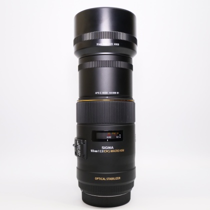 Used Sigma EX 105mm f2.8 OS Macro lens for Canon EOS Used Sigma EX 105mm f2.8 OS Macro lens for Canon EOS