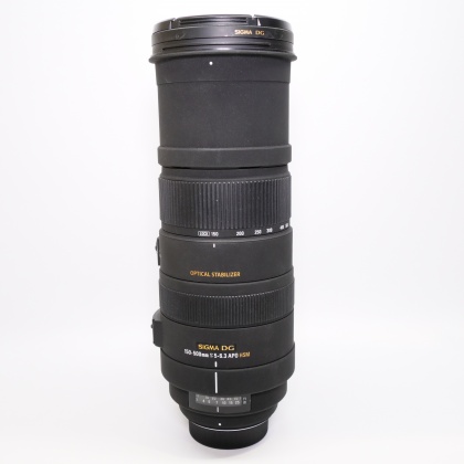 Used Sigma 150-500mm f5-6.3 APO HSM lens for Nikon Used Sigma 150-500mm f5-6.3 APO HSM lens for Nikon