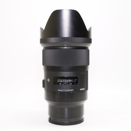 Used Sigma 35mm f1.4 DG Art lens for Sony Alpha Used Sigma 35mm f1.4 DG Art lens for Sony Alpha