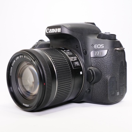 Used Canon EOS 77D DSLR with 18-55mm lens Used Canon EOS 77D DSLR with 18-55mm lens