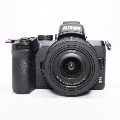 Used Nikon Z50 Mirrorless camera with 16-50mm lens Used Nikon Z50 Mirrorless camera with 16-50mm lens