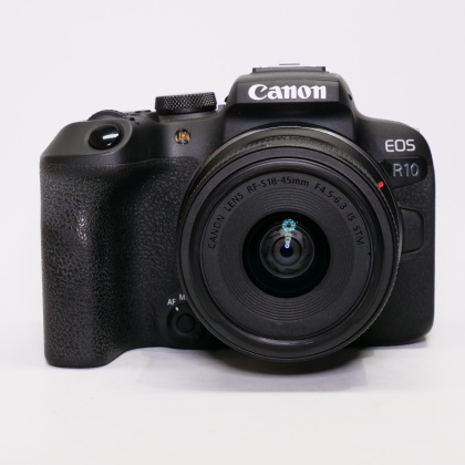 Used Canon EOS R10 Mirrorless Camera with RF-S 18-45mm lens Used Canon EOS R10 Mirrorless Camera with RF-S 18-45mm lens