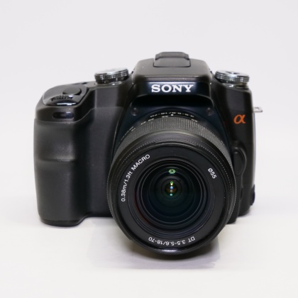 Used Sony Alpha 100 DSLR with 18-70mm lens Used Sony Alpha 100 DSLR with 18-70mm lens