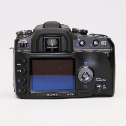 Used Sony Alpha 100 DSLR with 18-70mm lens Used Sony Alpha 100 DSLR with 18-70mm lens