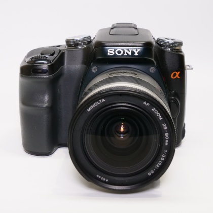 Used Sony Alpha 100 DSLR with 28-80mm lens Used Sony Alpha 100 DSLR with 28-80mm lens