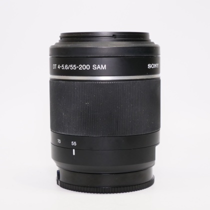 Used Sony SAM 55-200mm f4-5.6 lens Used Sony SAM 55-200mm f4-5.6 lens
