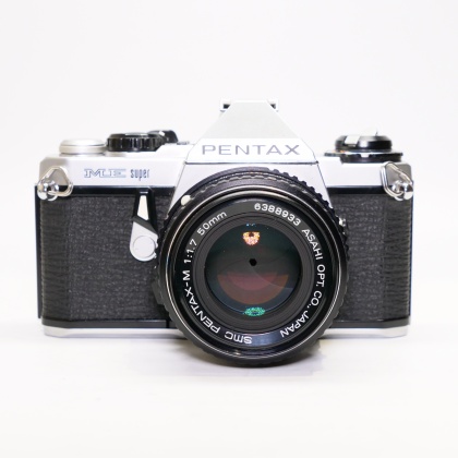 Used Pentax ME Super 35mm SLR with 50mm lens Used Pentax ME Super 35mm SLR with 50mm lens