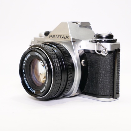 Used Pentax ME Super 35mm SLR with 50mm lens Used Pentax ME Super 35mm SLR with 50mm lens