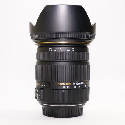 Used Sigma EX DC 17-50mm f2.8 HSM lens for Canon EOS Used Sigma EX DC 17-50mm f2.8 HSM lens for Canon EOS