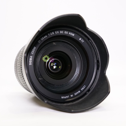 Used Sigma EX DC 17-50mm f2.8 HSM lens for Canon EOS Used Sigma EX DC 17-50mm f2.8 HSM lens for Canon EOS