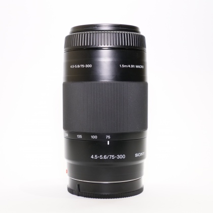 Used Sony SAL 75-300mm f4.5-5.6 lens Used Sony SAL 75-300mm f4.5-5.6 lens