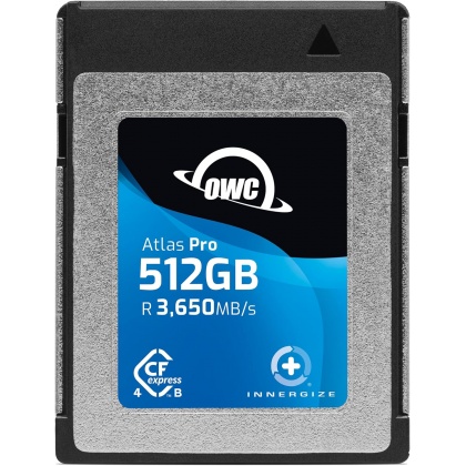 OWC 512GB CFexpress 4.0 Type B Atlas Pro, 3650/3000MB/s OWC 512GB CFexpress 4.0 Type B Atlas Pro, 3650/3000MB/s