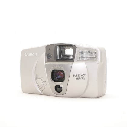 Used Canon Sureshot AF-7s 35mm compact camera Used Canon Sureshot AF-7s 35mm compact camera