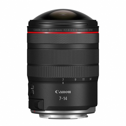 Canon RF 7-14mm F2.8-3.5L Fisheye STM zoom lens Canon RF 7-14mm F2.8-3.5L Fisheye STM zoom lens
