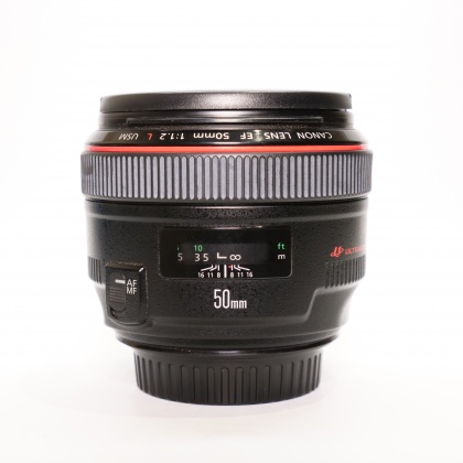 Used Canon EF 50mm F1.2L USM lens Used Canon EF 50mm F1.2L USM lens