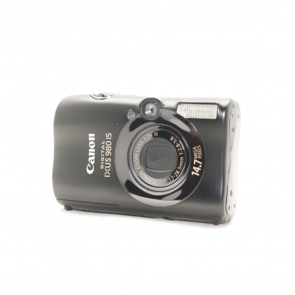 Used Canon IXUS 980 IS Digital compact camera, Black Used Canon IXUS 980 IS Digital compact camera, Black