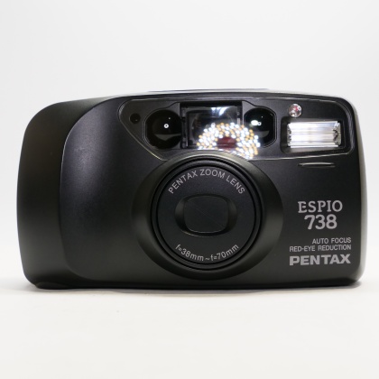 Used Pentax Espio 738 35mm compact film camera Used Pentax Espio 738 35mm compact film camera